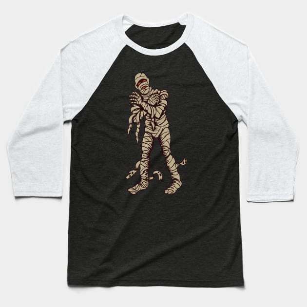 Mummy Baseball T-Shirt by funny_fuse